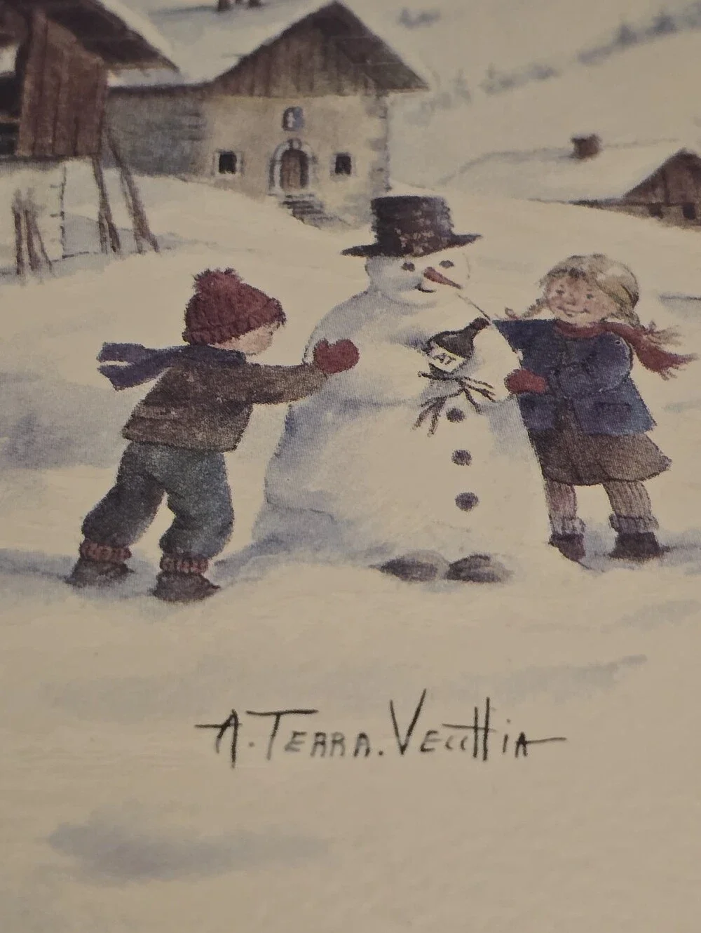 A. Terra Vecchia vintage ceramic
